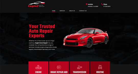 Auto repair website